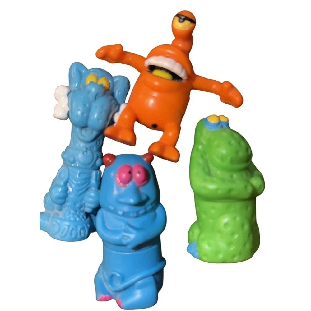 1991 Burger King Kids - Freaky‎ Fellas Funsters Lifesavers Set Of 4